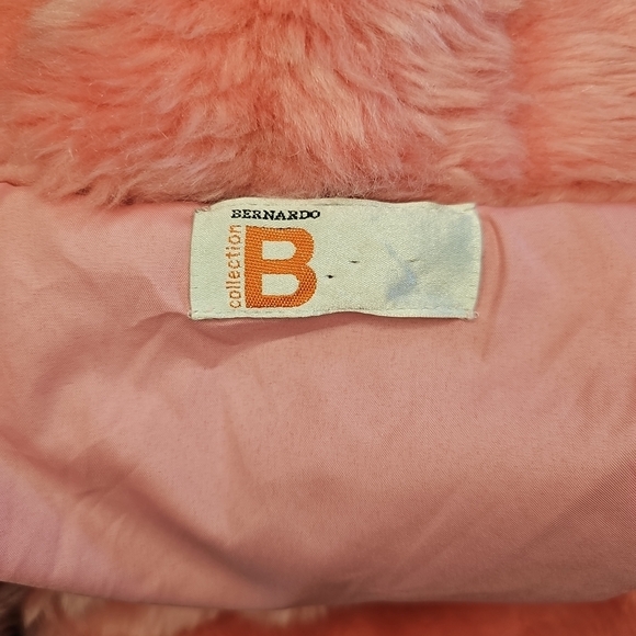 Bernardo Vintage Pink Cropped Teddy Jacket Valentine's Day! - Picture 4 of 7